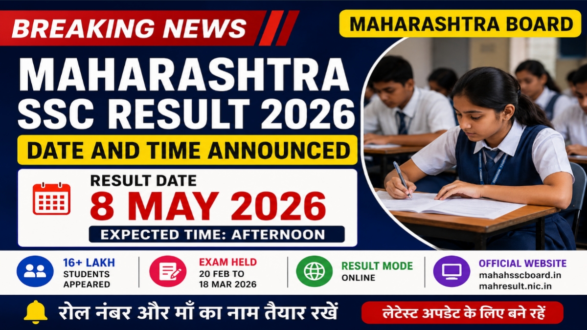 Maharashtra SSC Result 2026